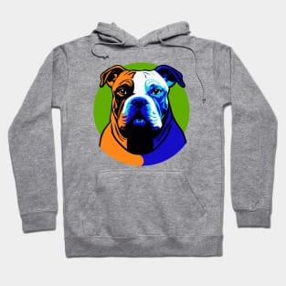 Pit Bull Dog Portrait Hoodie